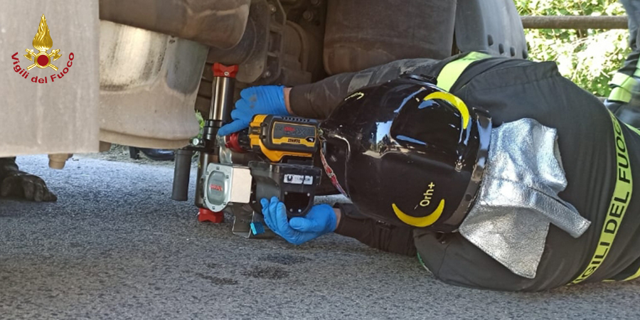 Latina, soccorso a persona