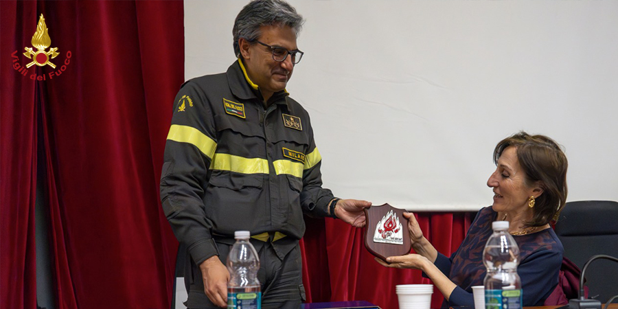 Milano, i Vigili del fuoco incontrano il sostotuto procuratore Tiziana Siciliano