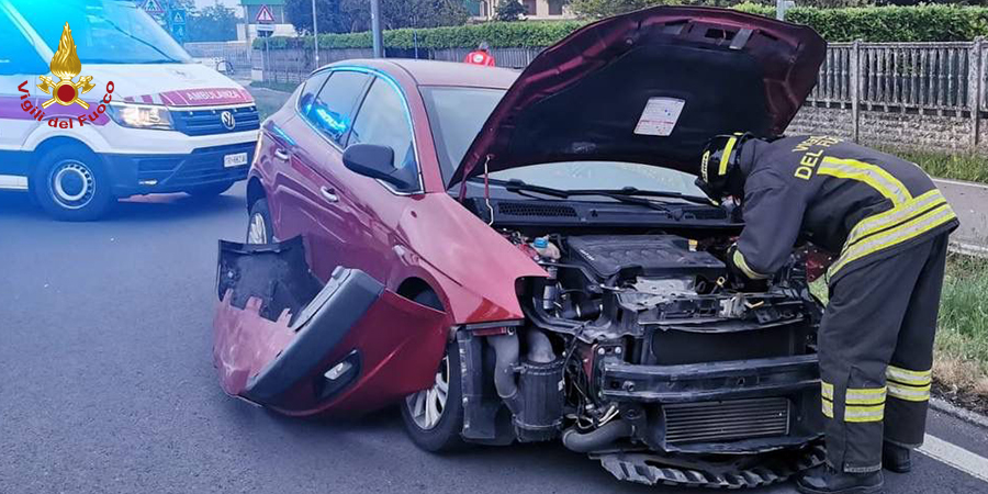 Cremona, incidente stradale a Cremosano Cremona, incidente stradale a Cremosano