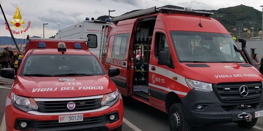 "Genova, i Vigili del Fuoco presenti alla manifestazione ""Gente di Mare"""
