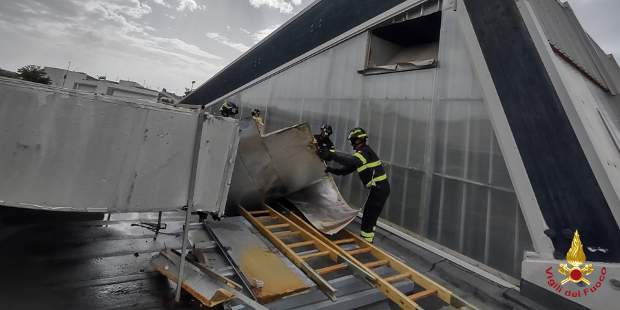 Ragusa, interventi per il forte vento