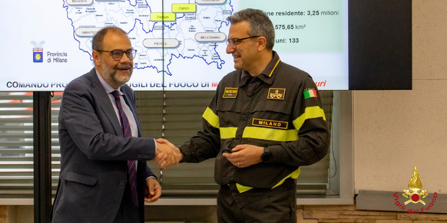 Visita presso il Comando vvf della commissione sicurezza del comune di Milano