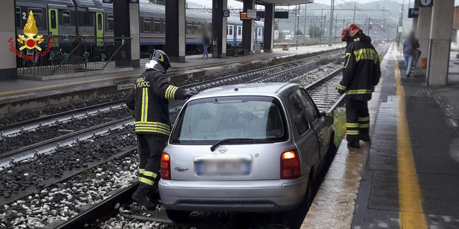 Ancona, recupero auto a Fabriano