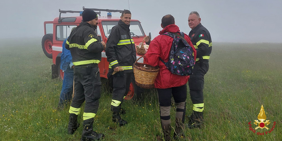 Perugia, tratte in salvo tre persone uscite per funghi