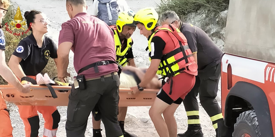 Ancona, soccorsa una donna