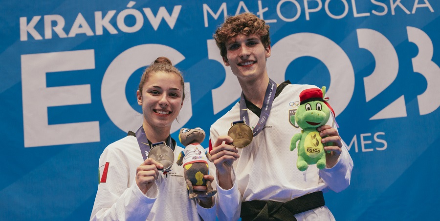 Sofia Zampetti e Andrea Conti - fonte taekwondoitalia