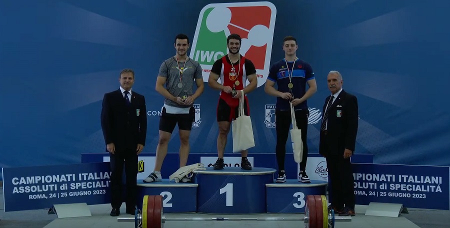 Salvatore Esposito sul Podio