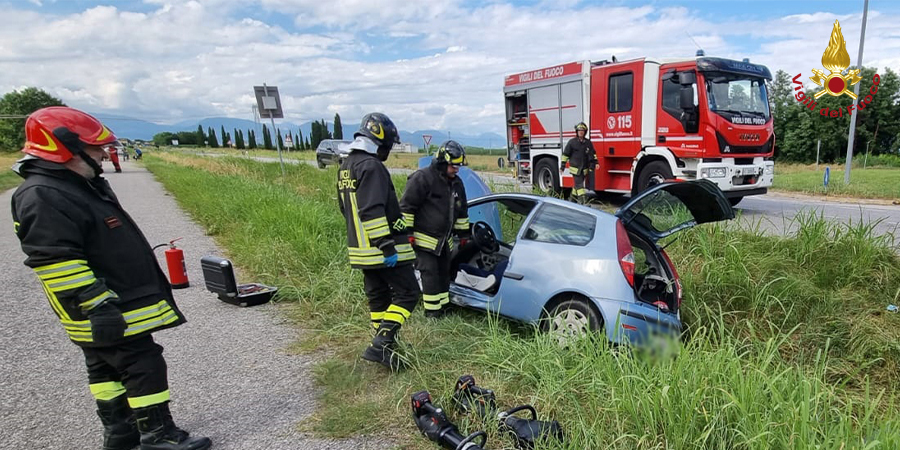 Incidente stradale sulla SR 463
