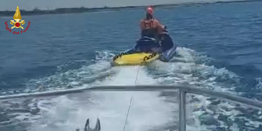 Viterbo, recuperata imbarcazione da diporto in avaria