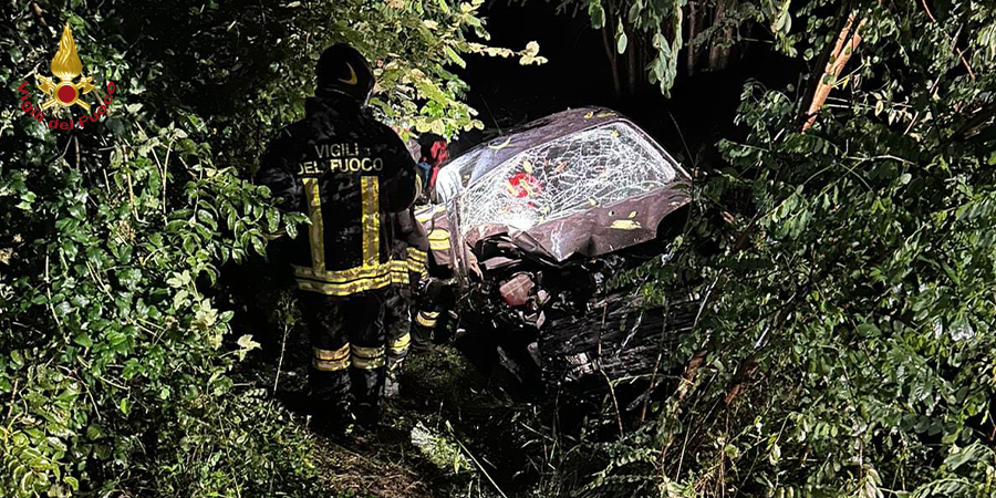 Novara, incidente stradale sulla SP 34