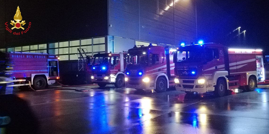 Pordenone, incendio impianto idraulico presso una fonderia