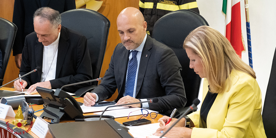 Siglato il protocollo tra Dipartimento VVF e Fabbrica di San Pietro. I Vigili del fuoco collaborano alla progettazione e alla formazione per rendere più sicura San Pietro