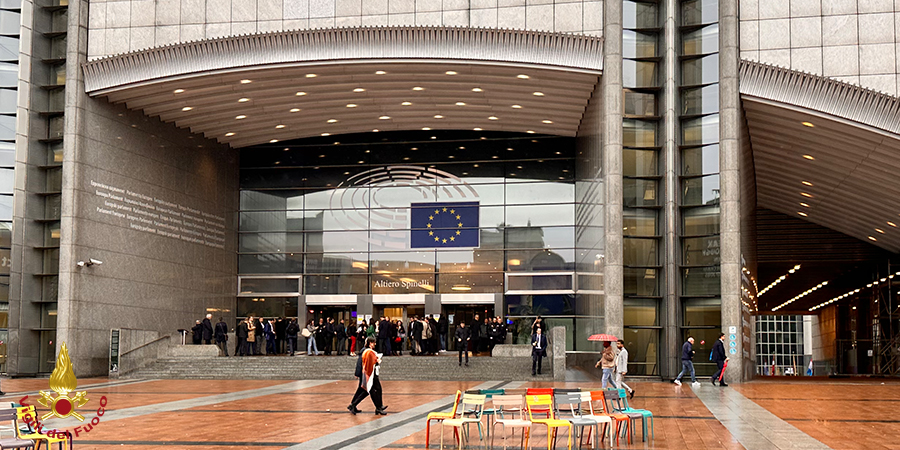 Prima visita istituzionale del Capo del Corpo Nazionale dei Vigili del Fuoco a Bruxelles