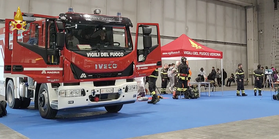 "Verona, I Vigili del Fuoco a ""JOB & Orienta"""