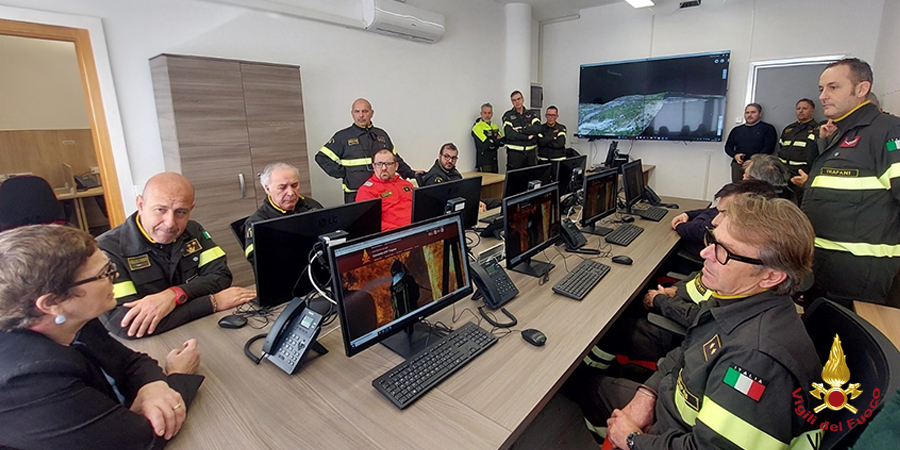 Visita del Prefetto di Trapani al Comando dei Vigili del Fuoco