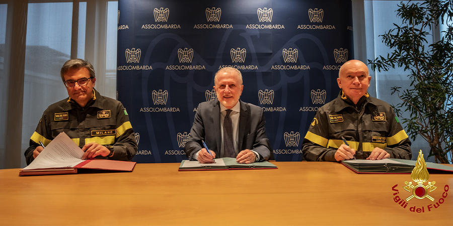 Milano, Sicurezza Antincendio: firmato il protocollo d'intesa tra Assolombarda e il Comando Provinciale dei Vigili del Fuoco Milano, Sicurezza Antincendio: firmato il protocollo d'intesa tra Assolombarda e il Comando Provinciale dei Vigili del Fuoco