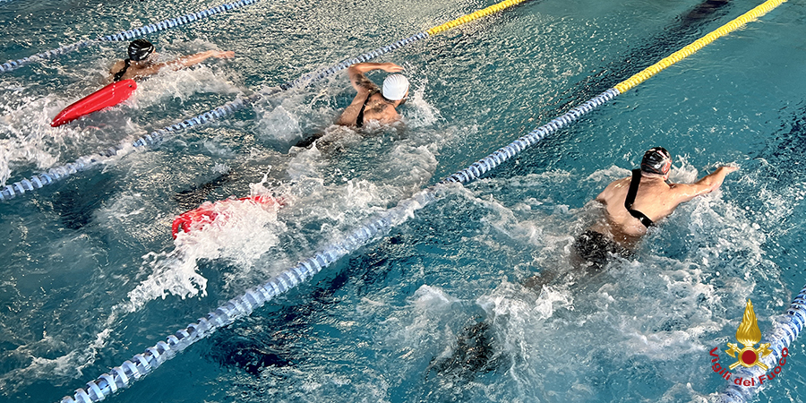 Perugia, svolto 6°corso di salvamento a nuoto