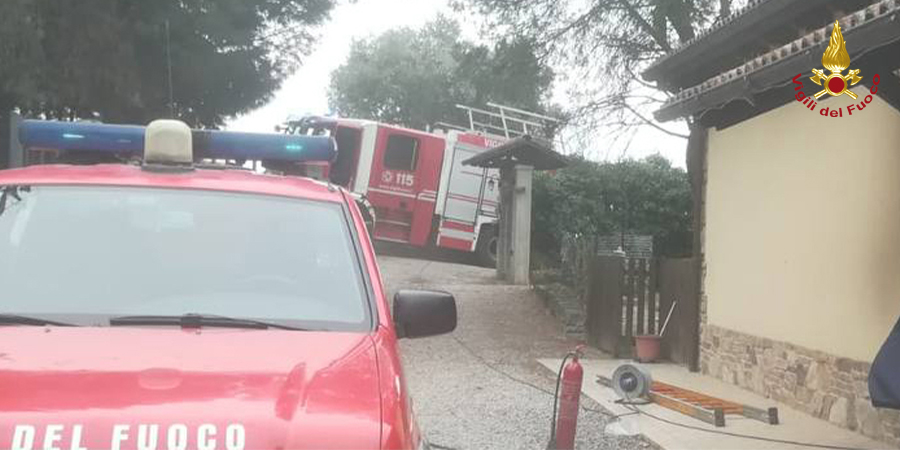 Ascoli Piceno, appartamento in fiamme a Grottammare