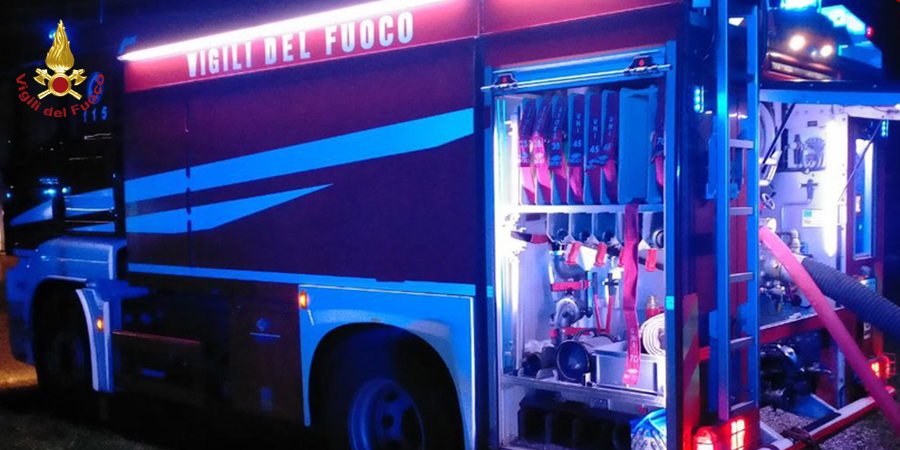 Pordenone, incendio ricovero attrezzi