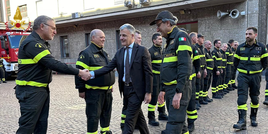 Visita del nuovo prefetto al Comando VVf di Milano