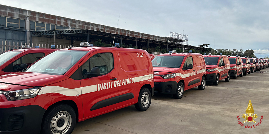 PNRR: prime consegne dei mezzi elettrici ai comandi