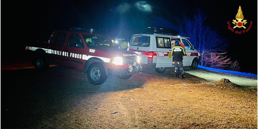 Udine, escursionisti in difficoltà nei pressi del bivacco Cjasut: intervengono i Vigili del fuoco
