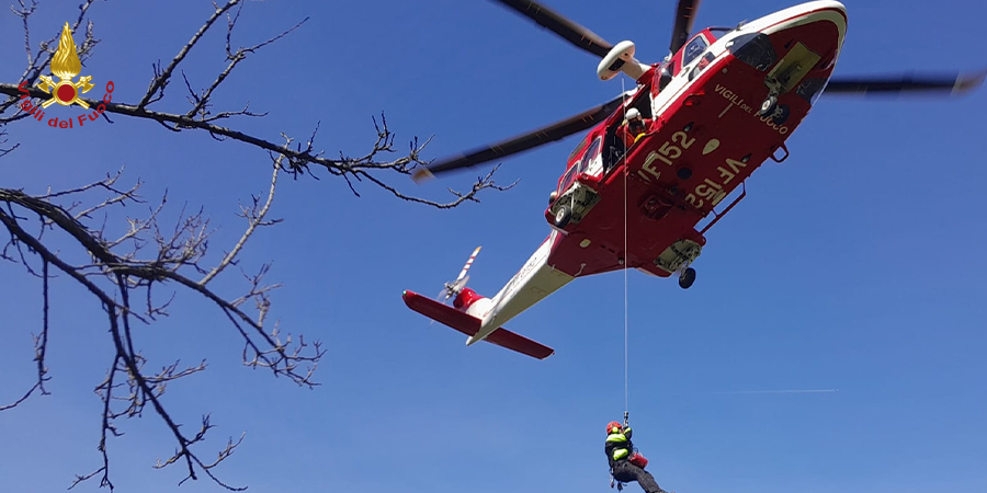 Genova, soccorso anziano Sant'Olcese
