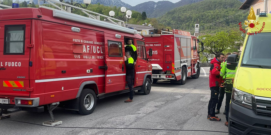 Udine, ritrovata dai Vigili del fuoco la donna scomparsa a Verzegnis