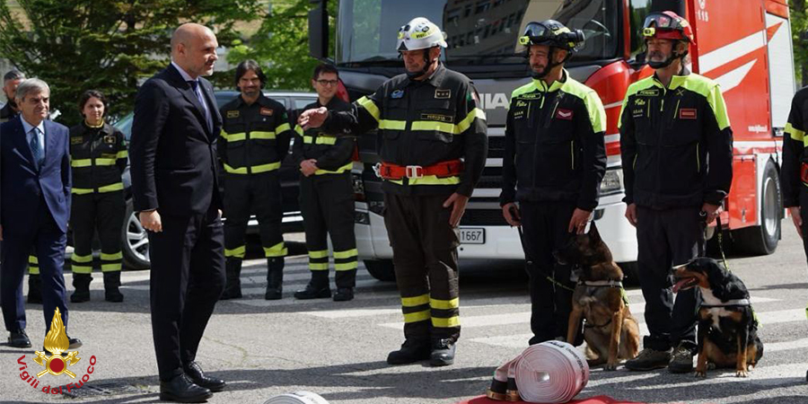 Perugia, il Sottosegretario Prisco in visita al comando