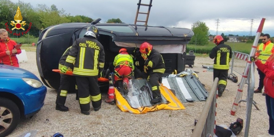 Udine, svolta esercitazione "Procedure Integrate per il soccorso Stradale"