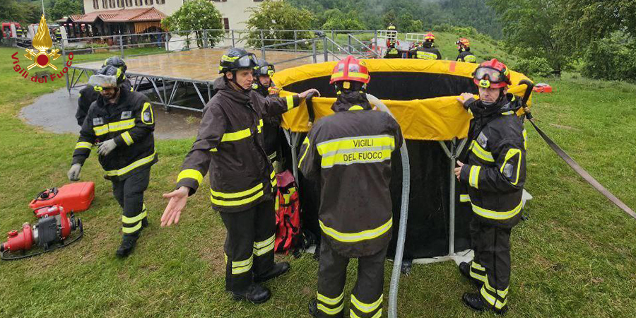 Bologna, esercitazione di Colonna Mobile Regionale "AIB Monte Sole 2024"