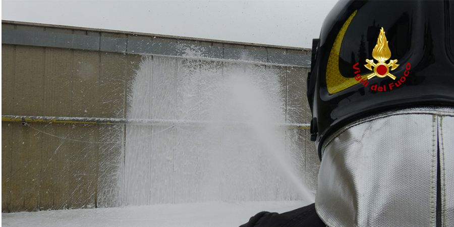 Ancona, giornata informativa sui liquidi schiumogeni presso il polo didattico di Senigallia