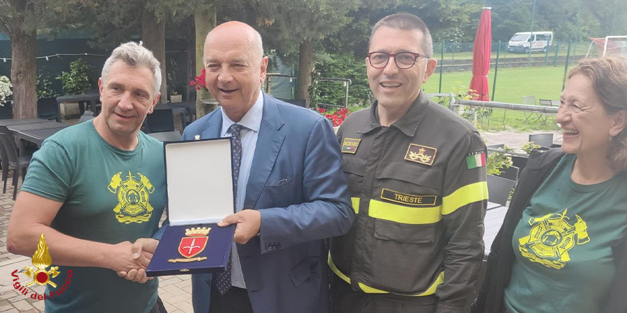Trieste, 42° anniversario del gemellaggio con i Vigili del fuoco di Graz