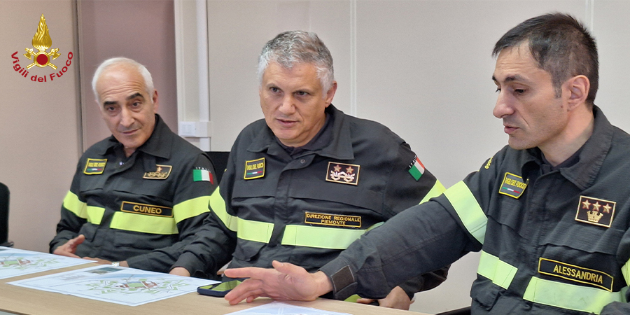 Piemonte, esercitazione di colonna mobile 2024