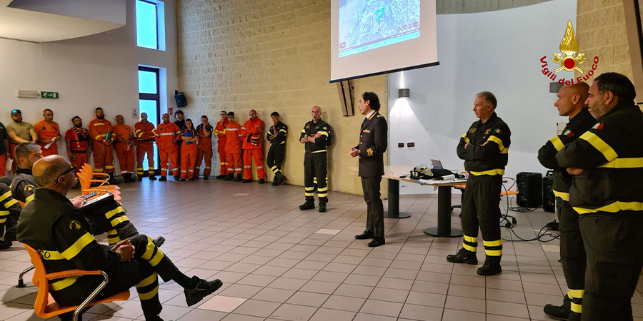 Genova, esercitazione AIB nei boschi di Sciarborasca