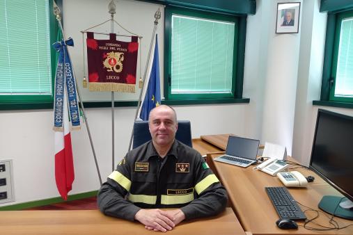 Comandante VVF Lecco Ing. Antonio Durante
