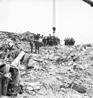 Attività di rimozione macerie