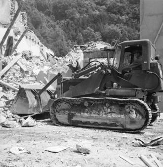 Attività di rimozione macerie