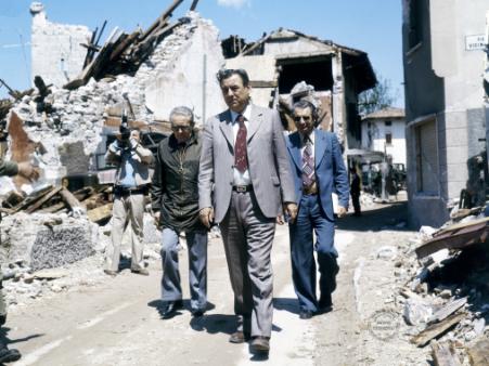 Ispettore Generale Capo Alessandro Giomi e sottosegretario Zamberletti