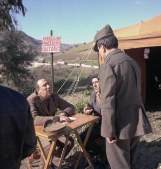 Postazione avanzata dei vigili del fuoco a Gibellina.jpg Postazione avanzata dei vigili del fuoco a Gibellina