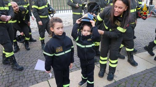Benedizione degli elmi per gli Allievi VVF del 96° corso