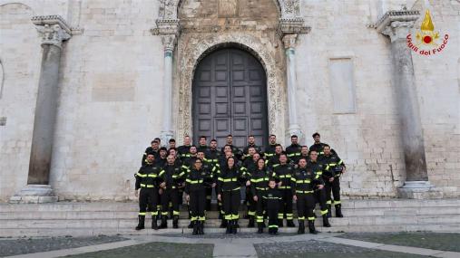 Benedizione degli elmi per gli Allievi VVF del 96° corso