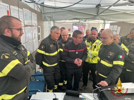 Il Team Usar Medium interregionale del Piemonte-Liguria partecipa all'esercitazione nel Dipartimento dell'Alta Savoia in Francia