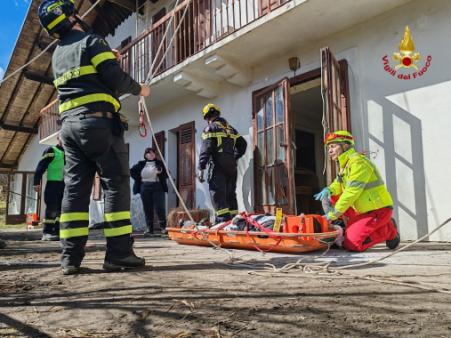 Il Team Usar Medium interregionale del Piemonte-Liguria partecipa all'esercitazione nel Dipartimento dell'Alta Savoia in Francia