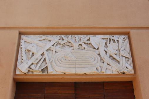 Realizzato da Fortunato Longo nel 1941. Parete laterale del castello di manovra K1