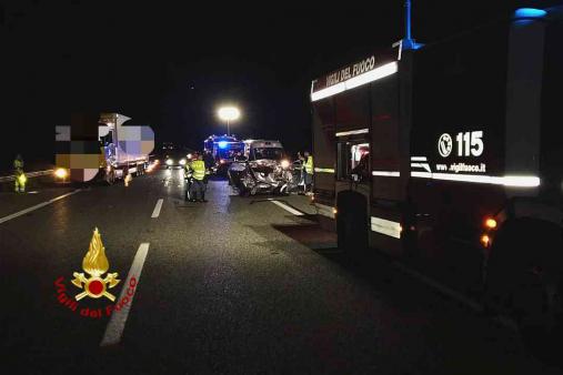 Incidente stradale sulla A26