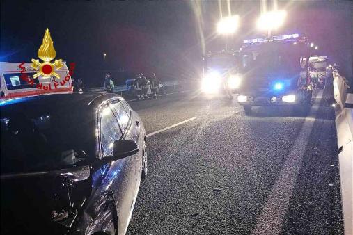 Incidente stradale sulla Autostrada A4 nel comune di Cigliano