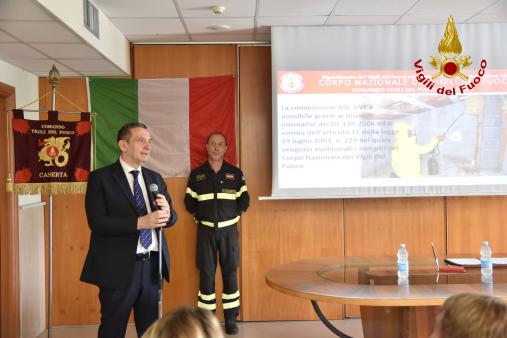 Convenzione Vigili del Fuoco ed A.S.L. Caserta per lotta contro Imenotteri