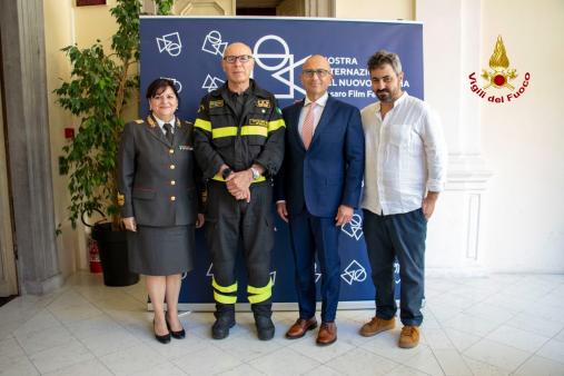 Presentato il cortometraggio sui Vigili del Fuoco “Gli Elefanti” al Teatro Sperimentale di Pesaro