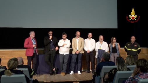 Presentato il cortometraggio sui Vigili del Fuoco “Gli Elefanti” al Teatro Sperimentale di Pesaro
